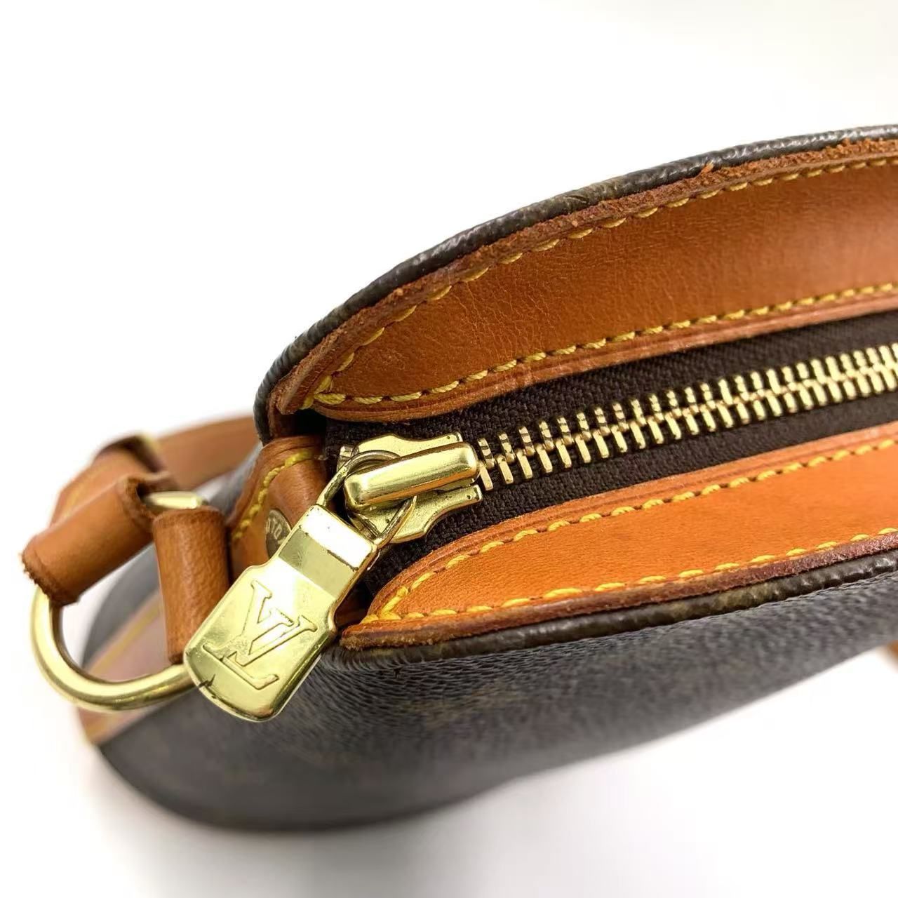 LOUIS VUITTON ドルーオ モノグラム モノグラム レザー×PVC