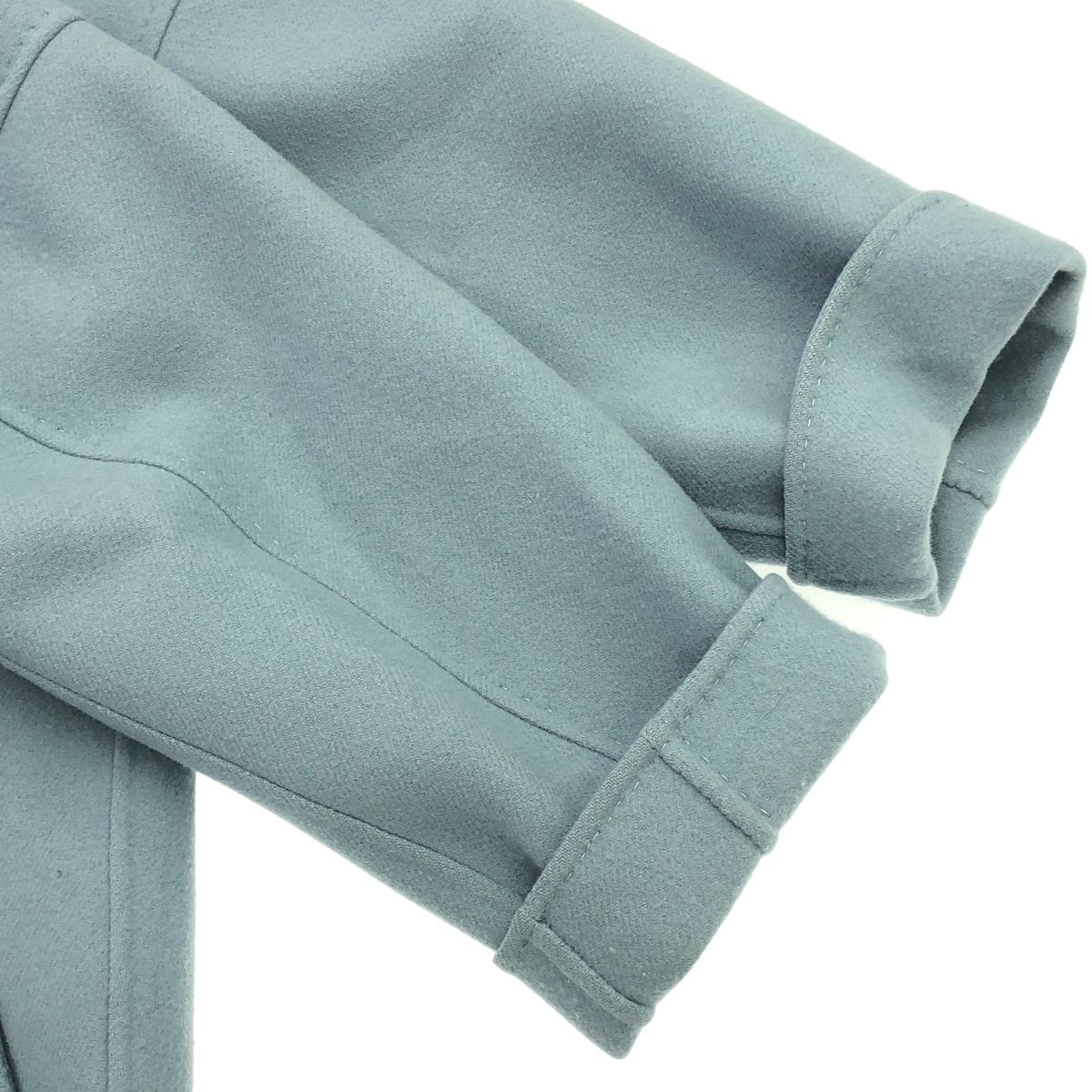 ebure エブール 19AW ウールキュプラダッフルコート 3010200291 ブルー