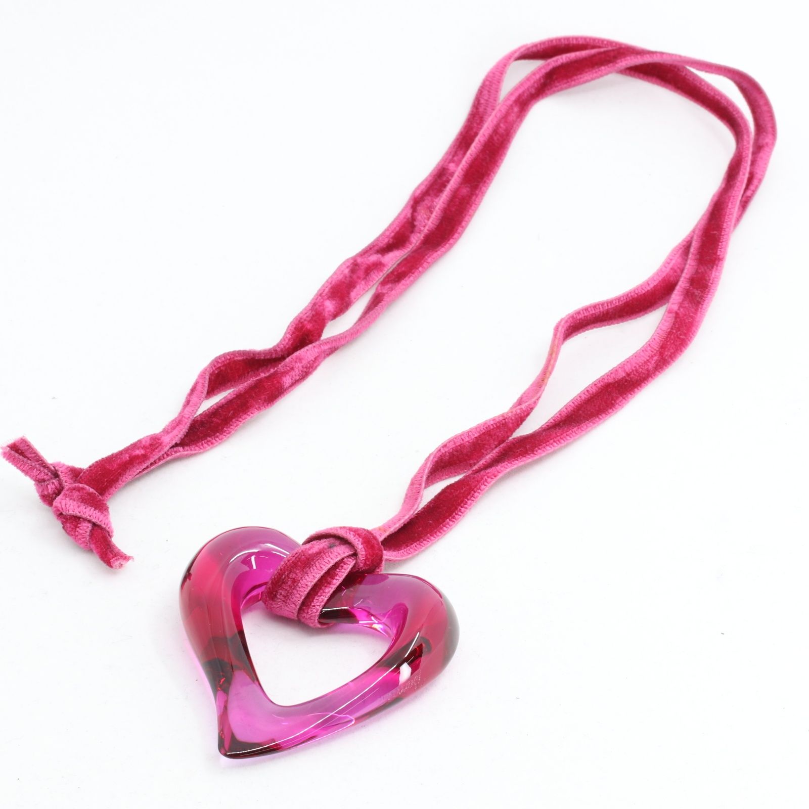 バカラ Baccarat オープンハート ネックレス クリア ITLF6R0GLN7G