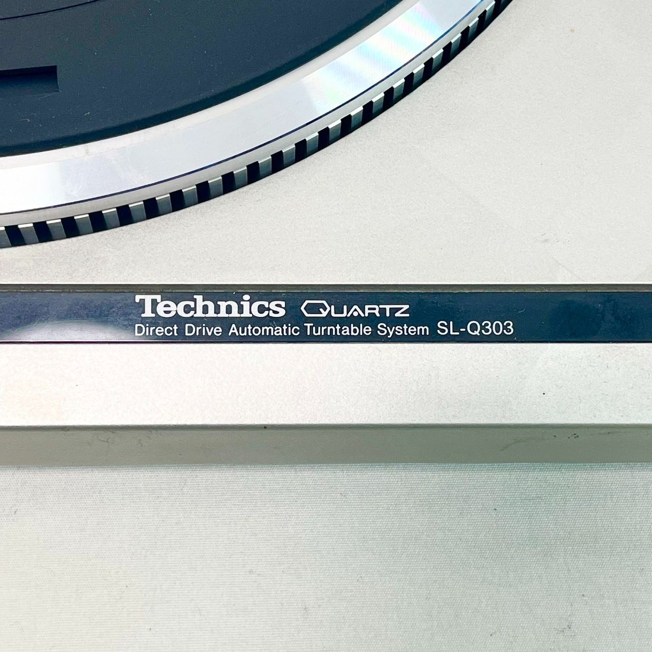 Technics テクニクス SL-Q303 レコードプレーヤー ダイレクトドライブターンテーブル 通電確認のみ - メルカリ