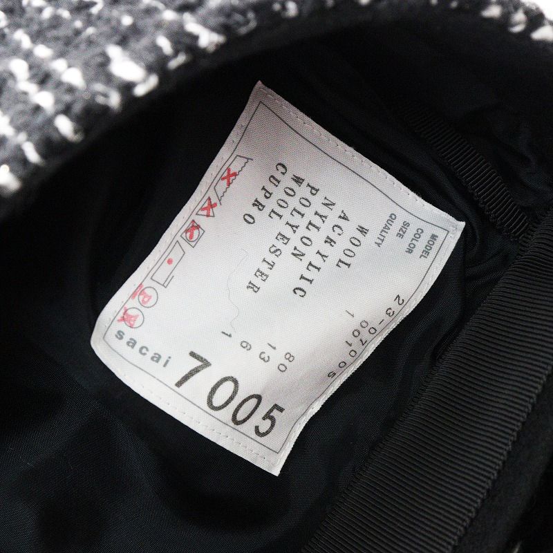 美品 2023AW サカイ sacai 23-07005 Tweed Shorts ツイードショート  