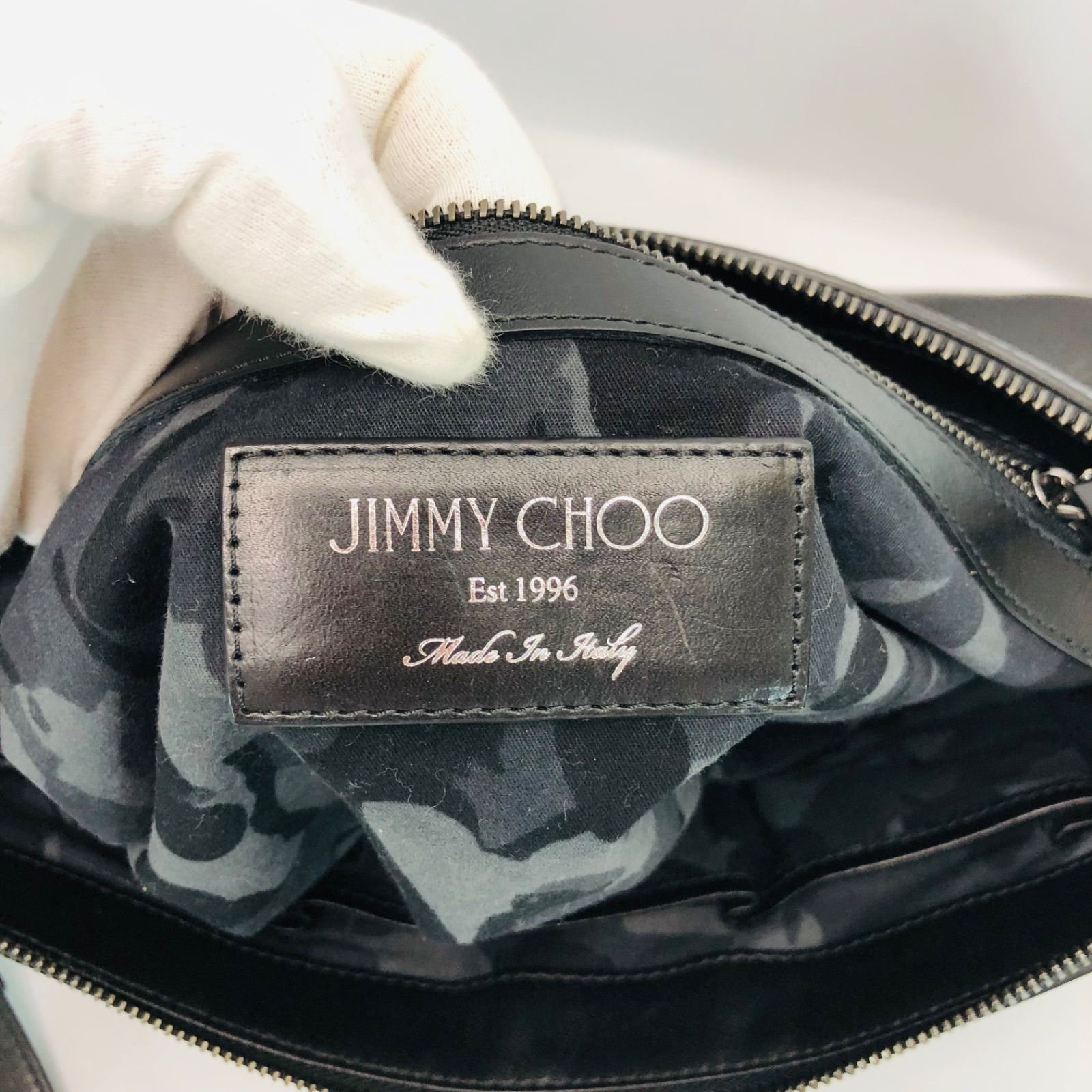 ジミーチュウ スタースタッズ クラッチバッグ ジミーチュウ JIMMY CHOO