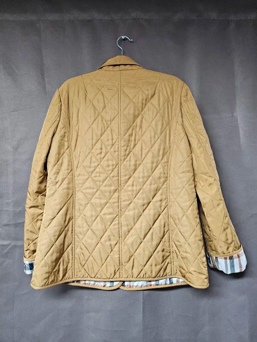 ダックス キルティング ジャケット ブラウン CHECK 裏地100