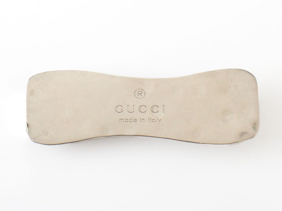 M26647 美品 GUCCI グッチ マネークリップ SV925 イタリア製