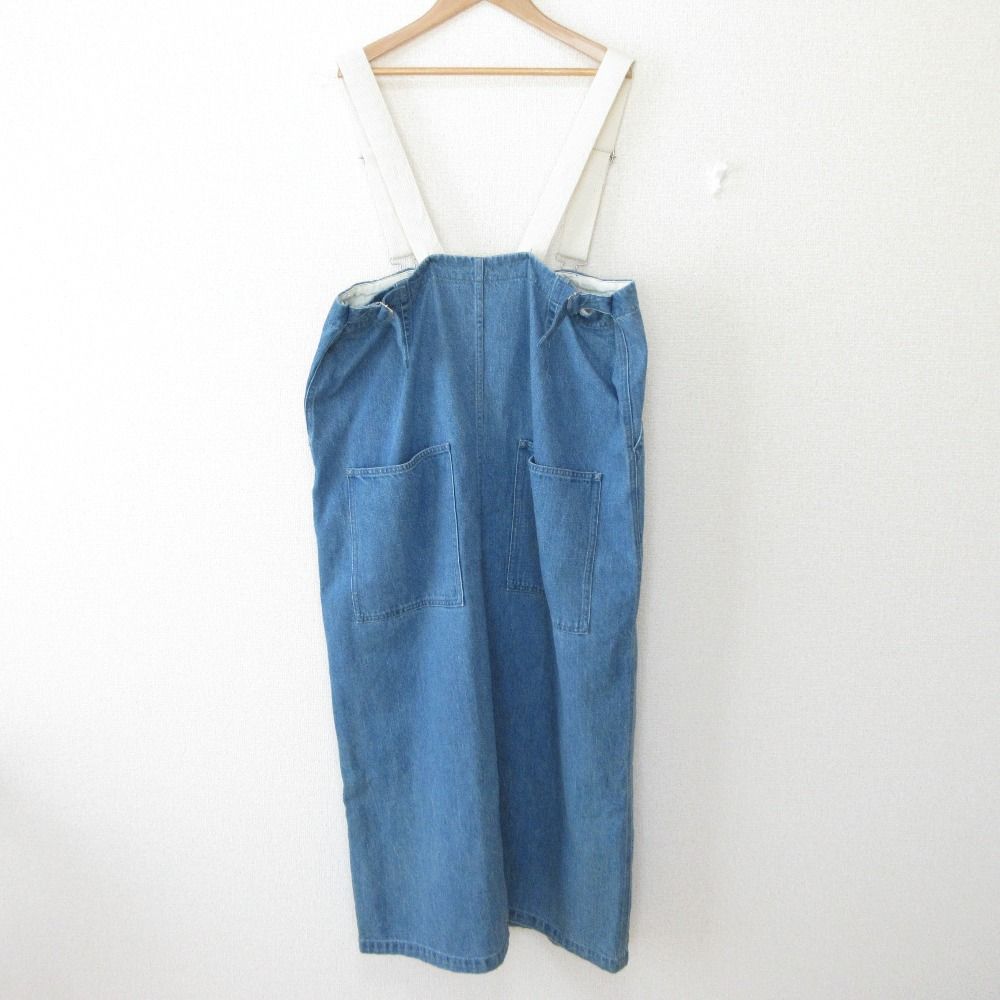 ネストローブ　デニムデッキサロペット nest Robe ネストローブ デニムデッキサロペット