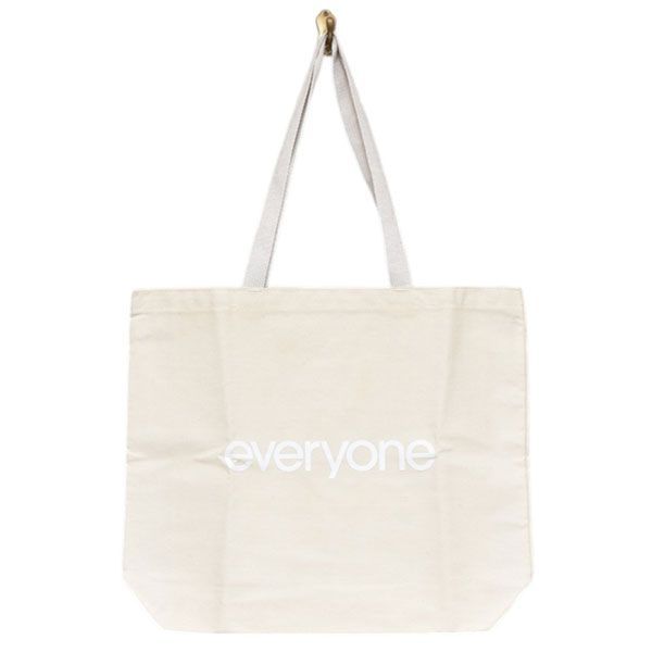 everyone ロゴ トートバッグ 黒 NEW ARRIVAL - everyone エブリワン 非売品 トートバッグ (OFF