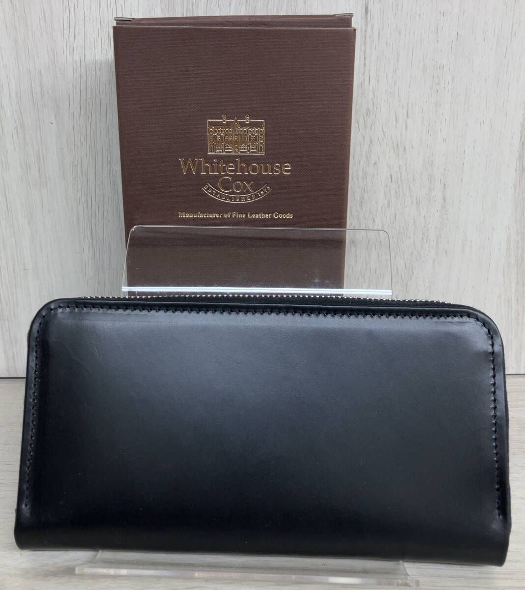 White house Cox ホワイトハウスコックス LONG ZIP WALLET 長