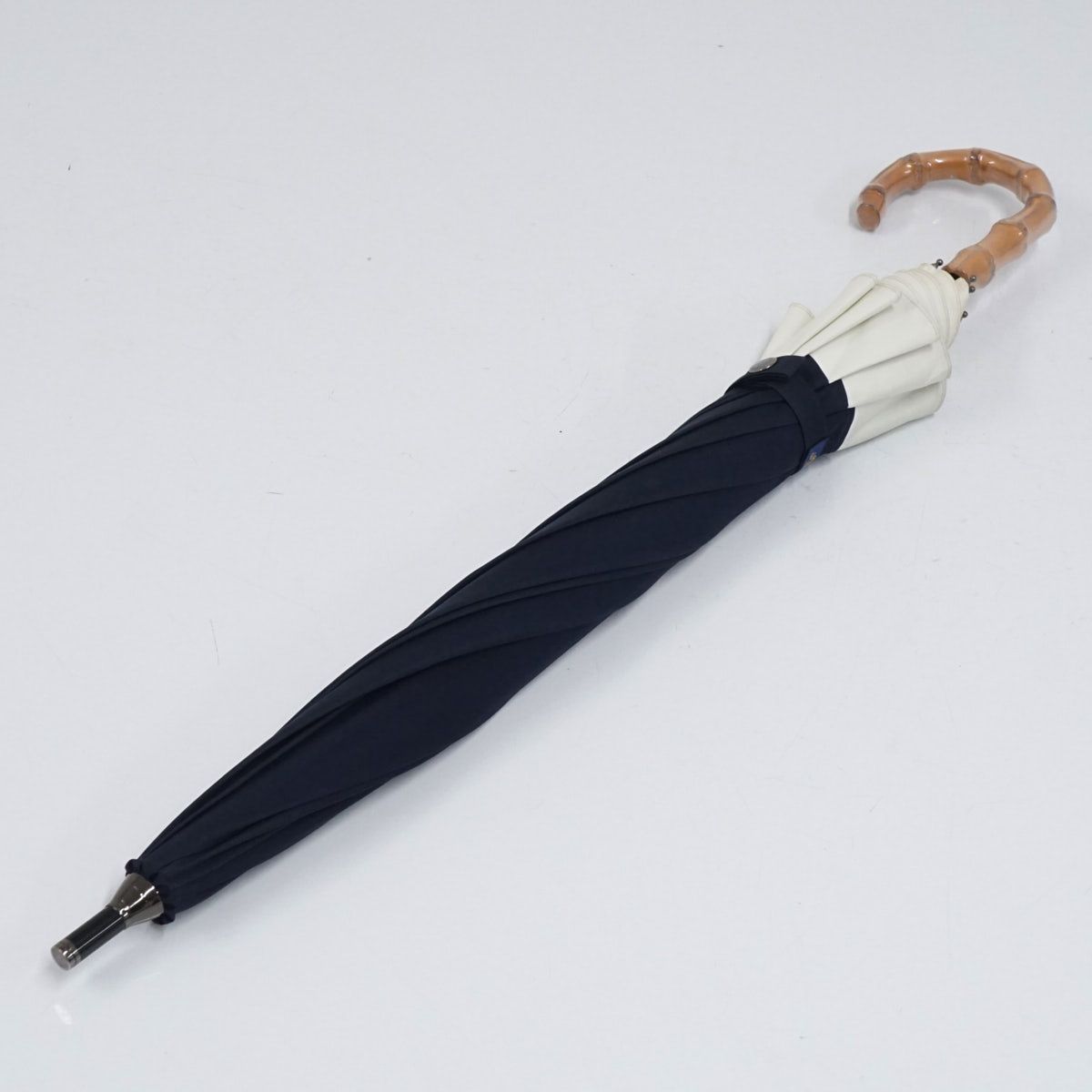 芦屋ロサブラン 完全遮光日傘 USED美品 ショートサイズ ネイビー 50cm 芦屋ロサブラン 完全遮光日傘 USED品 ショートサイズ コンビ