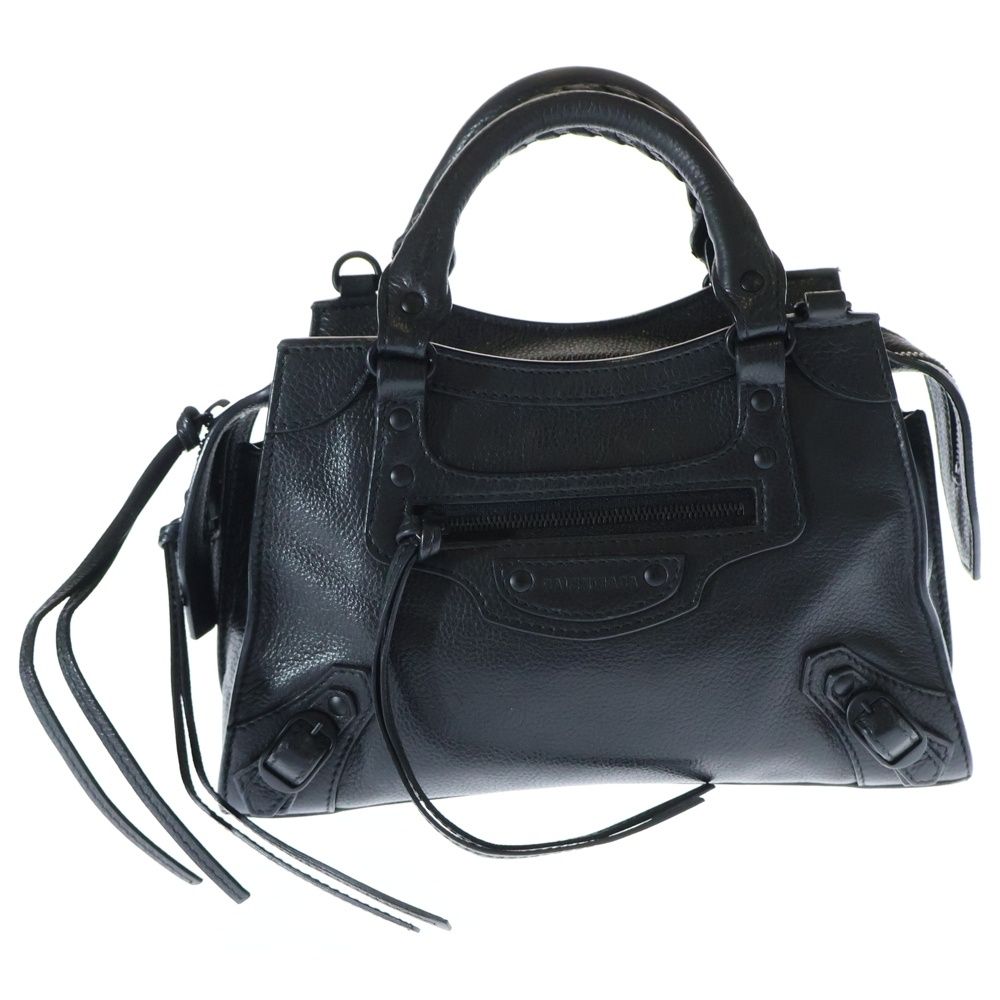 極美品 バレンシアガ ハンドバッグ 2way シティ ブラック　ショルダーバッグ BALENCIAGA - BALENCIAGA バレンシアガ クラシックミニシティ