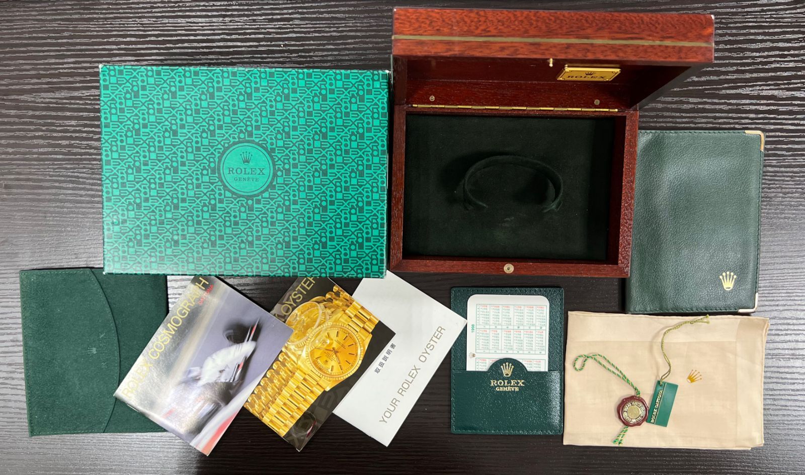 中古 ロレックス ROLEX デイトナ 外箱16523(G)シール 付属品セット www