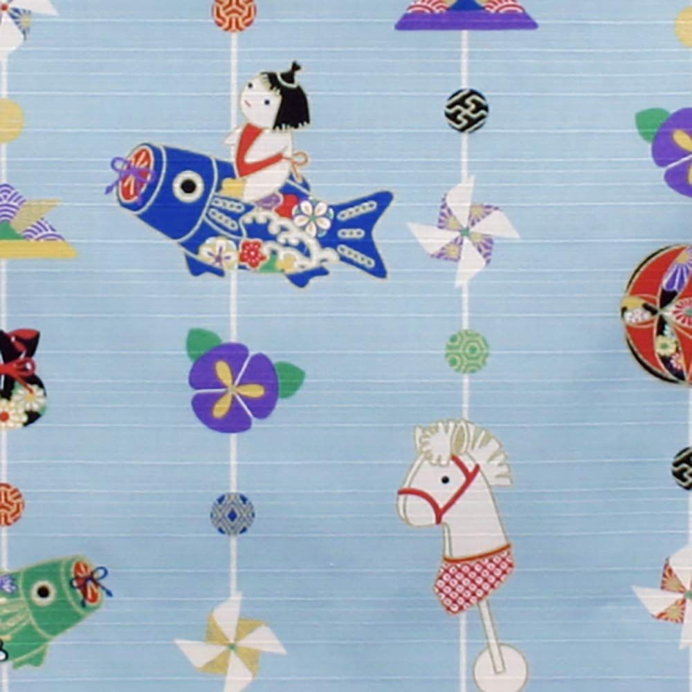  数量 前田染工 青 53 56 cm お細工もの 風呂敷 タペストリー 端午の節句吊るし飾り 柄 115286 風呂敷 和装小物