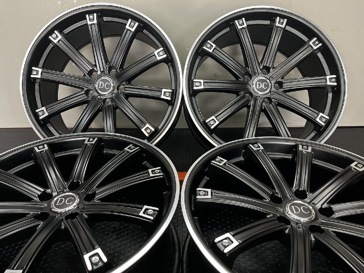 BLEST DC DON CORLEONE LAND FORCE DC827 20インチ 4本 8.5J5HPCD114.3 33 ブラック レクサスRX アルファード等 SHA006