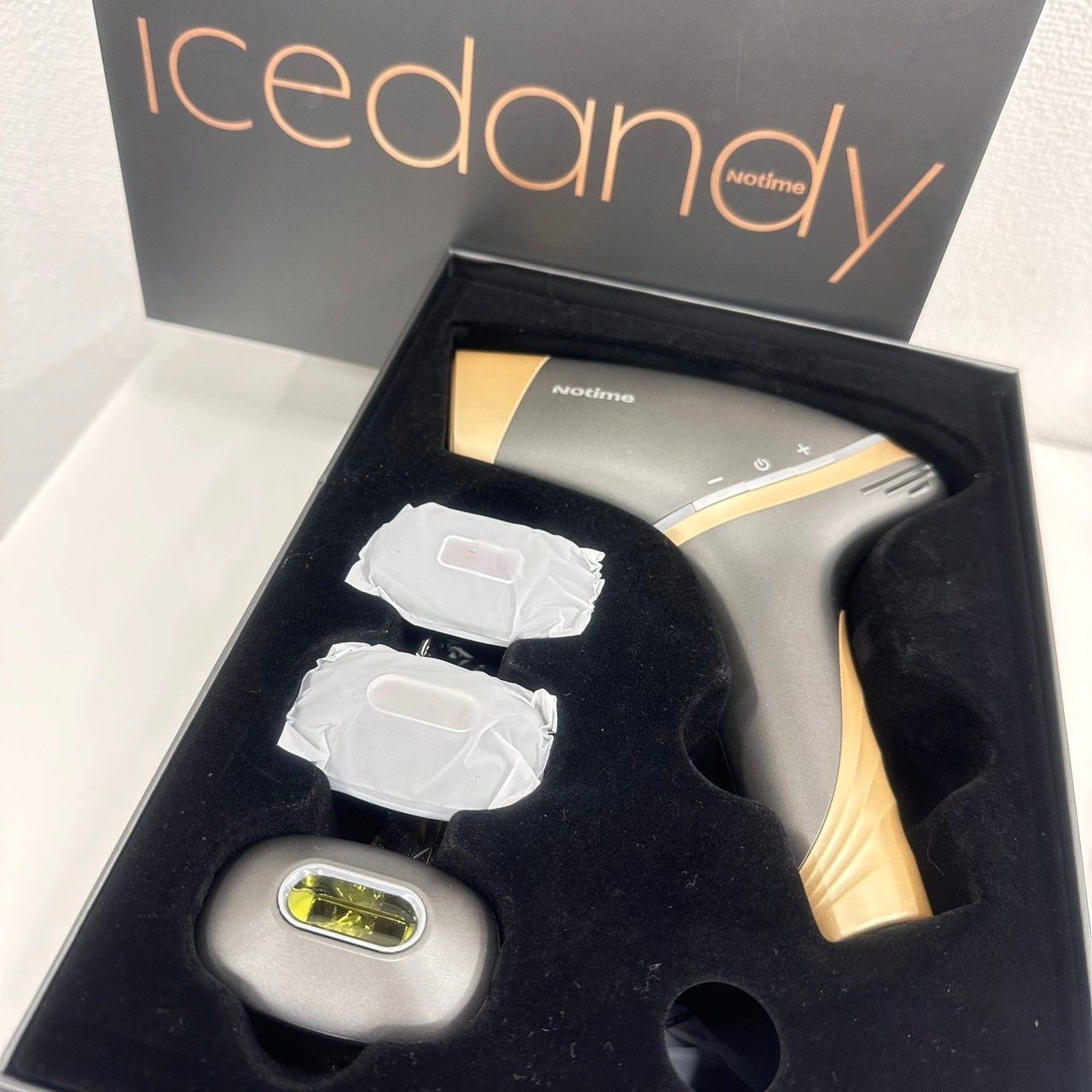 【美品】ザ・マーチャント・オブ・ファクトリーズ 家庭用光美容器 notime icedandy アイスダンディ SKB-2108