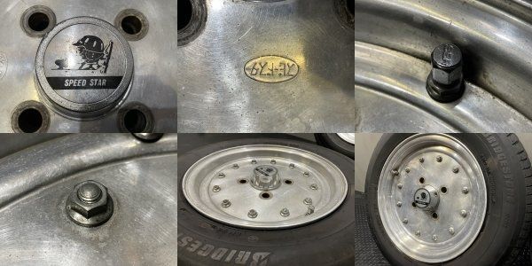 旧車ホイール【BS 155/70R12】夏タイヤ【スピードスター マーク1 12