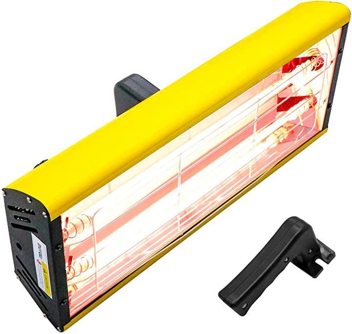 MFUZOP 2000W ペイントランプ 赤外線ペイントランプ ハンドヘルド スマートタイミング 高い熱効率と速乾性 赤外線ヒーターコーティング ボディリペア SC-003