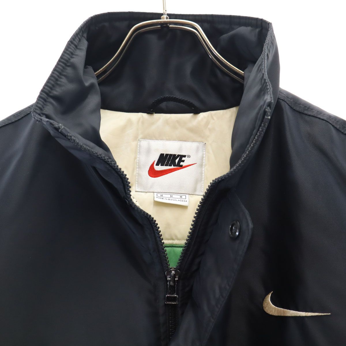 NIKE ナイキ 90s 00s オールド 白タグ ダウンコート M ブラック ス 