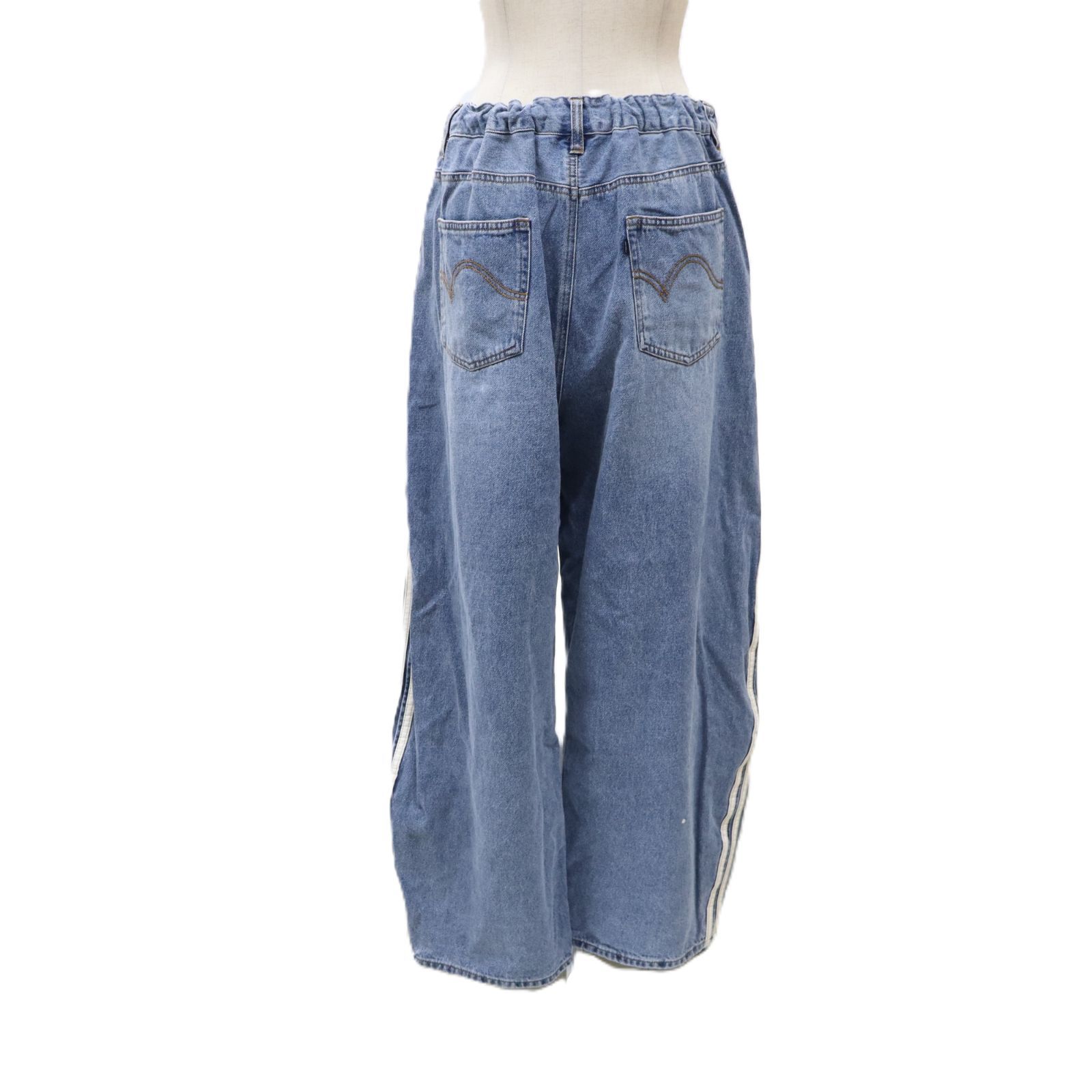 niko and... ニコアンド [人気スタッフプロデュース] ラインデニム  