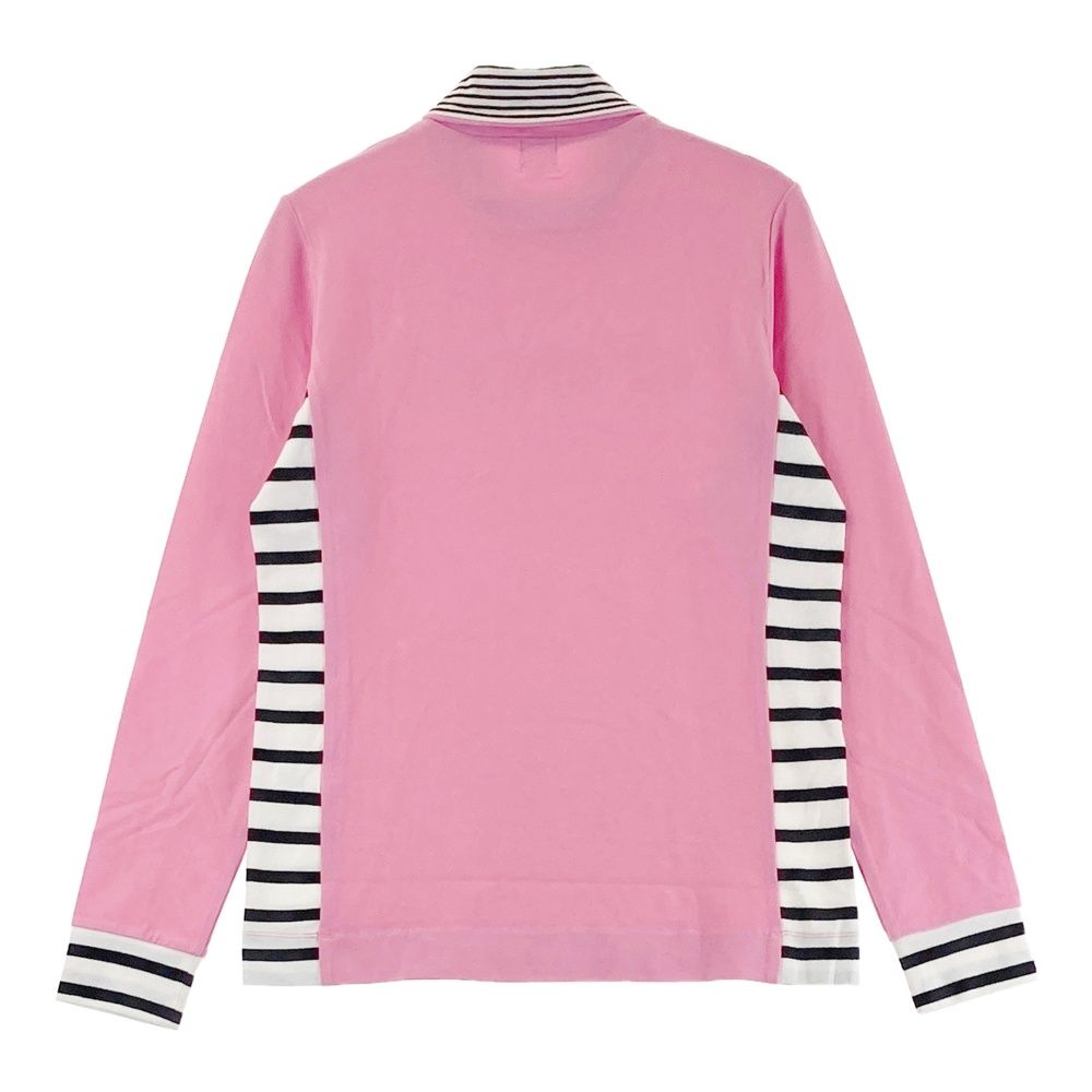 サイズ：40 ARCHIVIO アルチビオ ハイネック長袖Tシャツ ボーダー