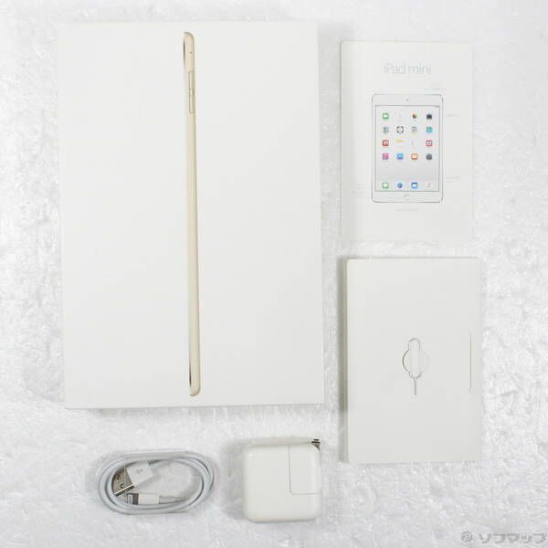 品〕 iPad mini 4 128GB ゴールド MK782J／A SIMフリー【258】 【公式
