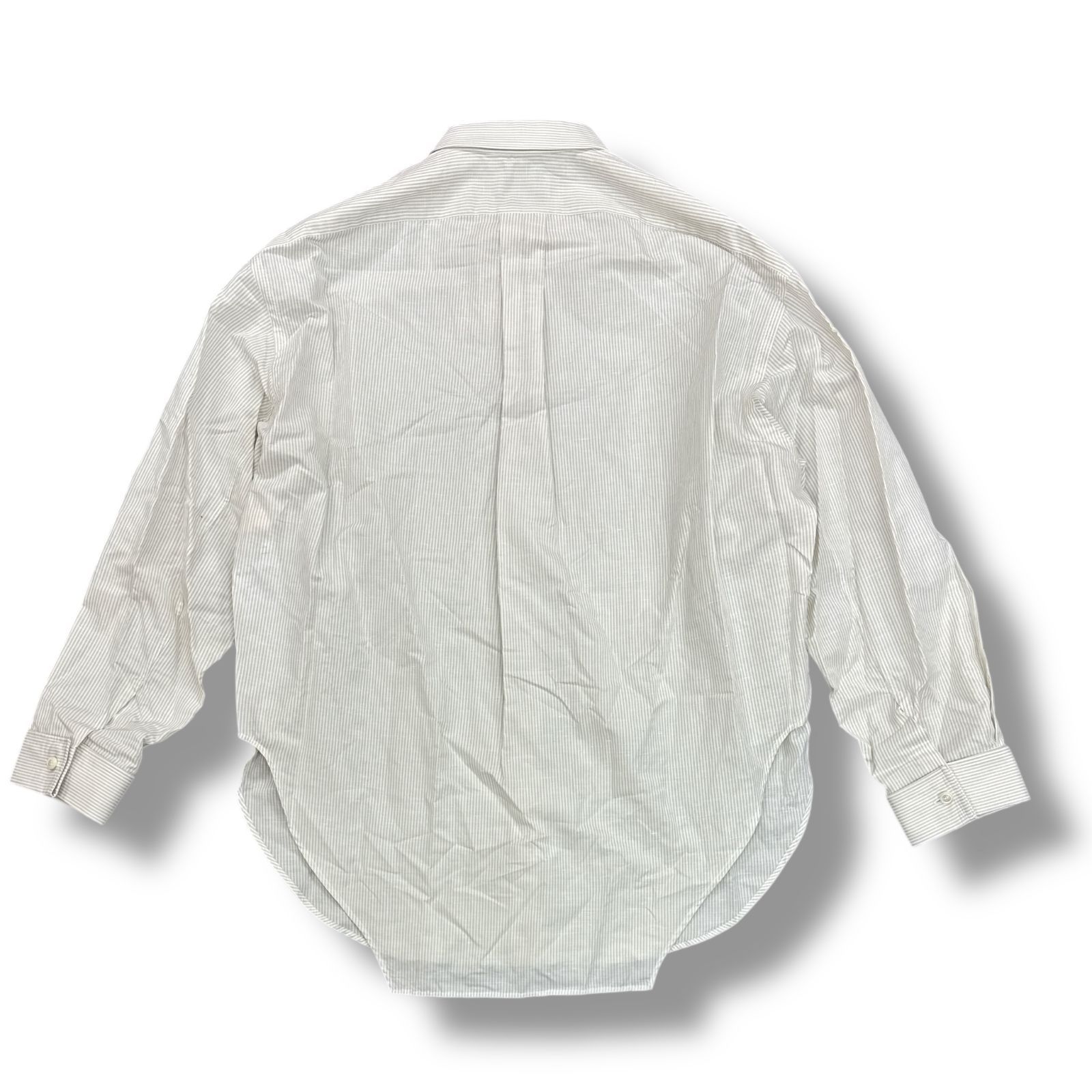 参考上代145200円 未使用品 HED MAYNER PAPER TOUCH STRIPE SHIRT 