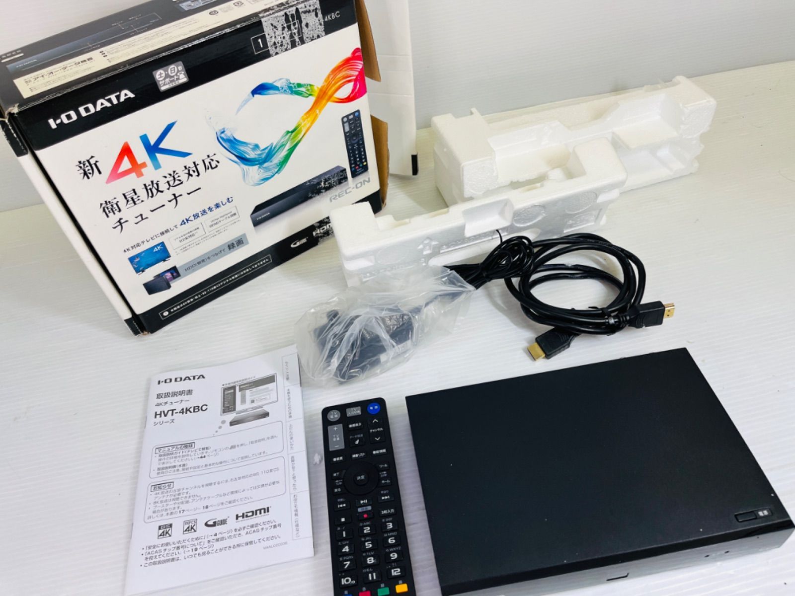 I・O DATA 新4K 衛星放送対応チューナー HVT-4KBC 美品