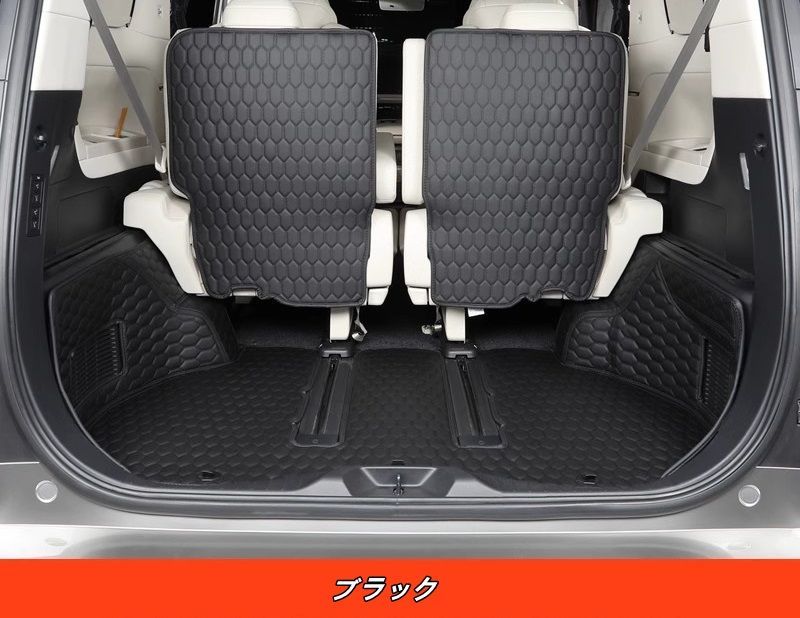 レクサス LM500h 6人乗り 用 車のトランクマット 防水 カーゴマット ラゲッジマット シート バック アンチキックマット 保護 ガーニッシュ 5個