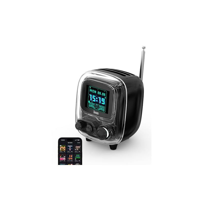 新着商品】Divoom Tiivoo-2 Bluetoothスピーカー FM付き、128