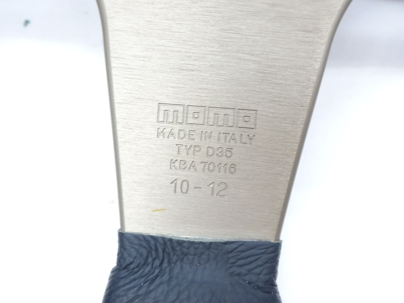 MOMO モモ ステアリング ハンドル TYP D35 KBA 70016 10-12 ブラック レザー FFCRYSTALESIA_COM