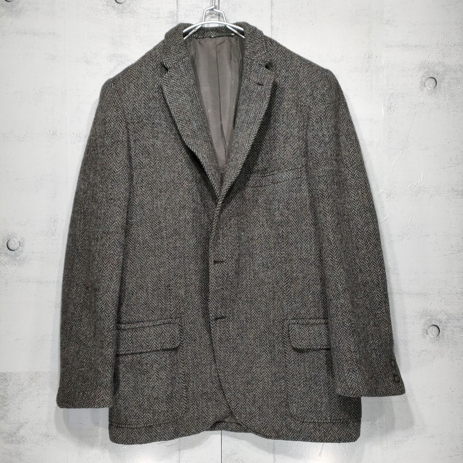 HARRIS TWEED ハリスツイード テーラードジャケット 60〜70s サイズSM