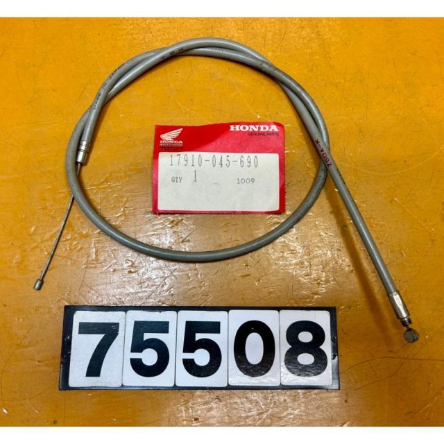 75508 HONDA ホンダ モンキー Z50A純正スロットルケーブル アクセルワイヤー17910-045-690