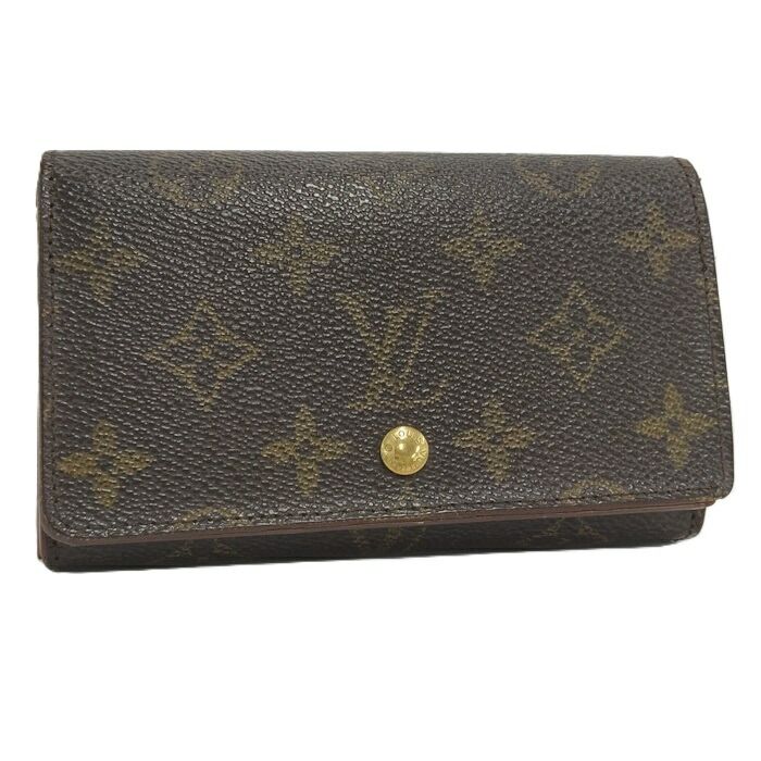 LOUIS VUITTON 二つ折り長財布 ポルトビエトレゾール モノグラム ブラウン M61320
