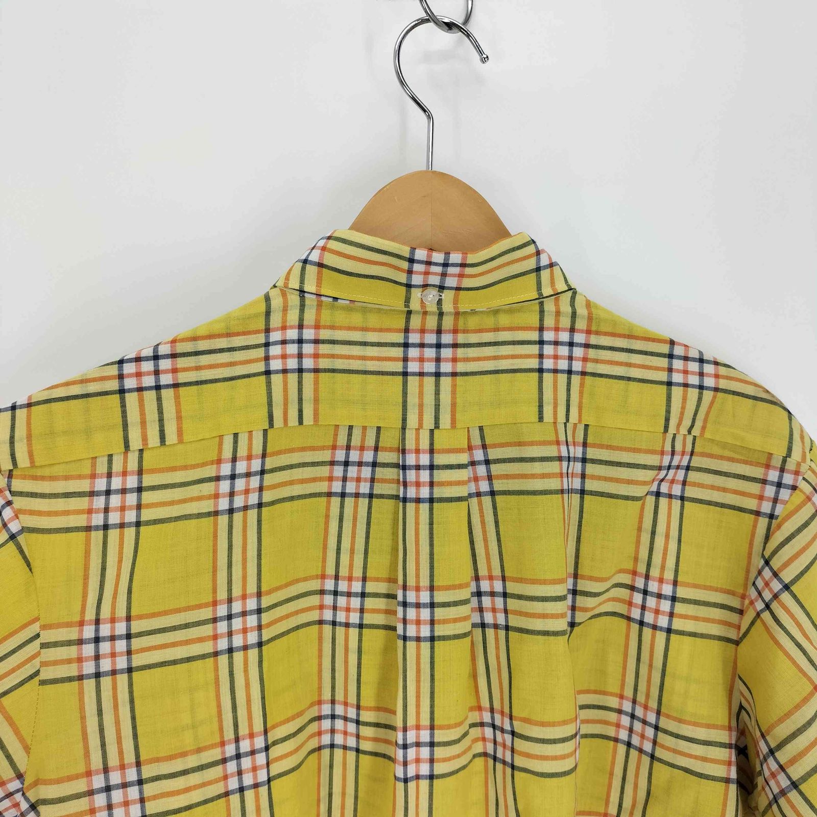 ☆最高好配色‼️ビッグサイズ☆70s BRENT チェックシャツ YE XL