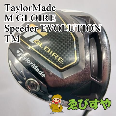 入間【中古】 ドライバー テーラーメイド TaylorMade M GLOIRE Speeder EVOLUTION TM S 10.5[6951]