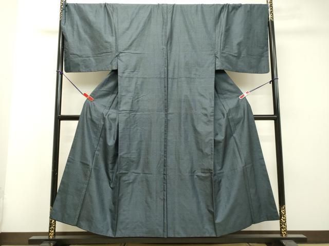 平和屋着物○男性 本場大島紬 100亀甲 総詰め キングサイズ 正絹 逸品