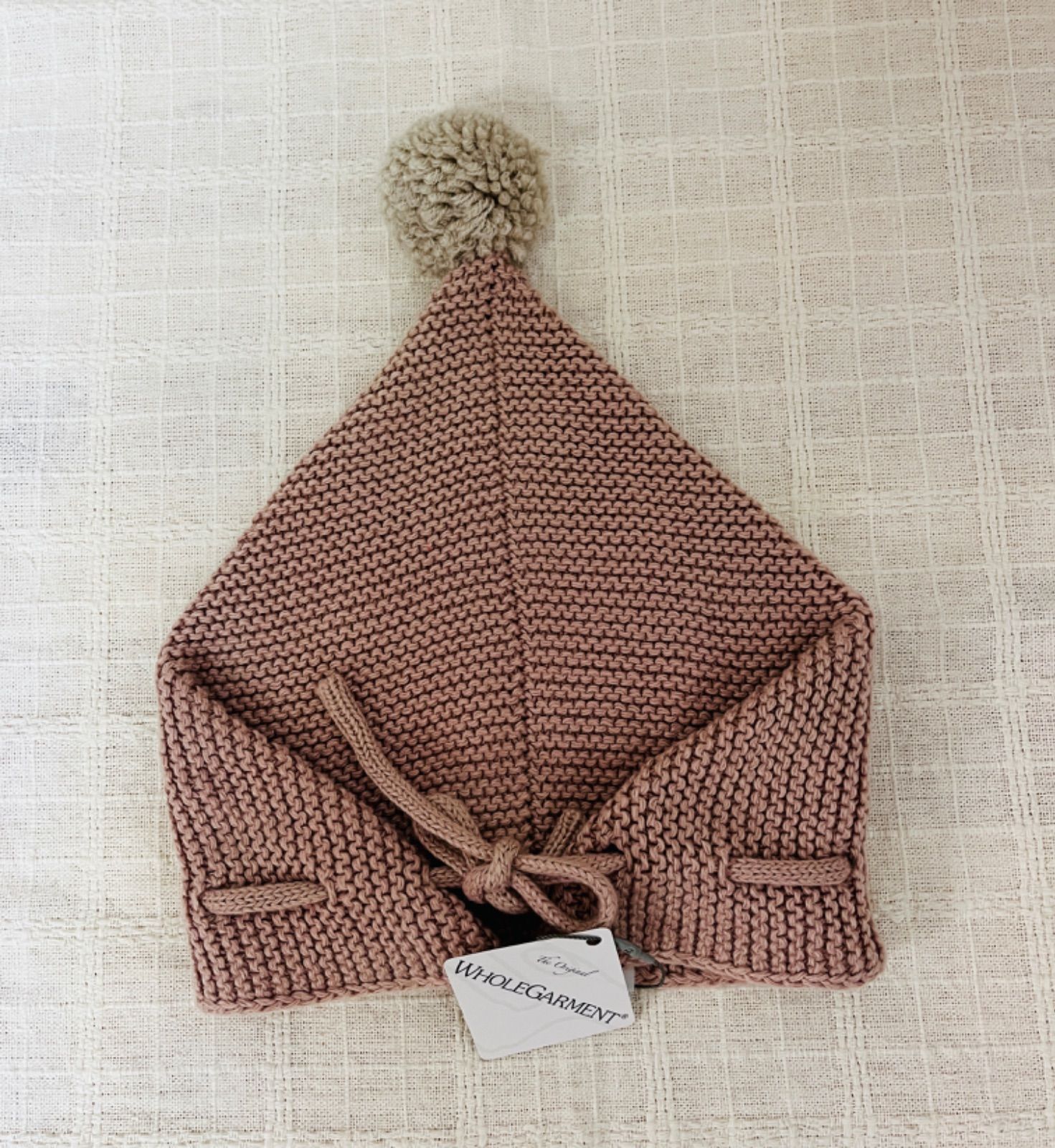 子供用品 新品タグ付き MARLMARL knit bonnet 4 sakura マールマール