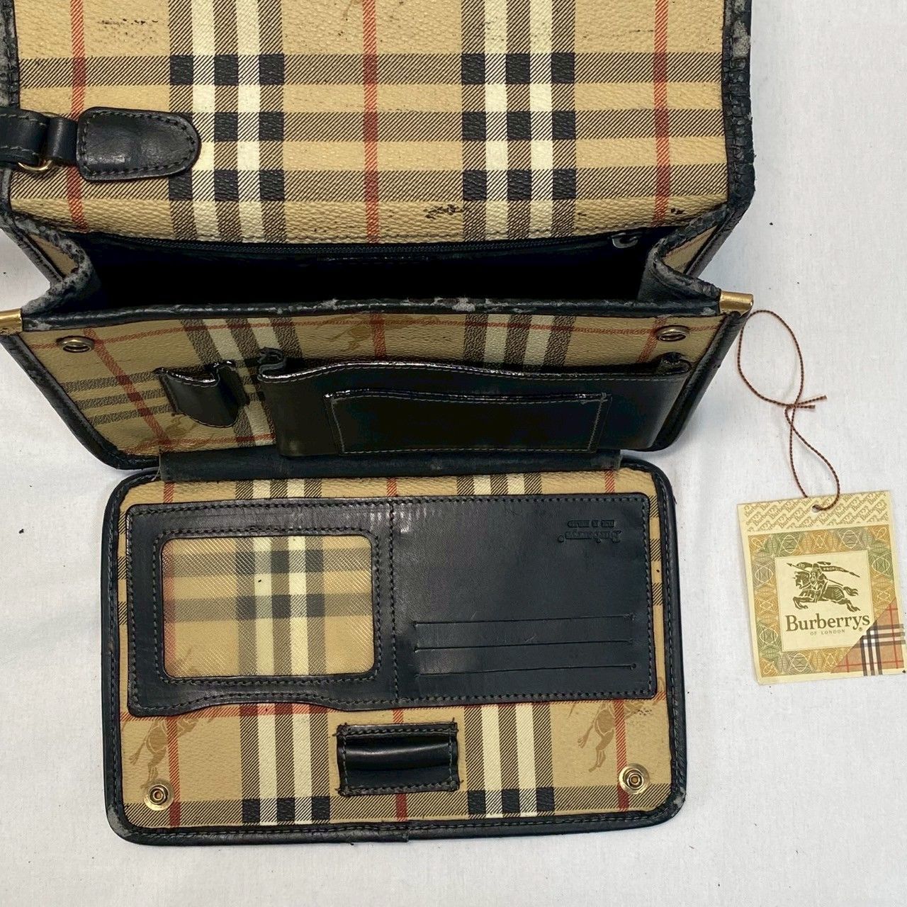 Burberrys ショルダーバッグ ノバチェック ヴィンテージ ロゴプレート BURBERRY バーバリー ショルダーバッグ ノバチェック プレート