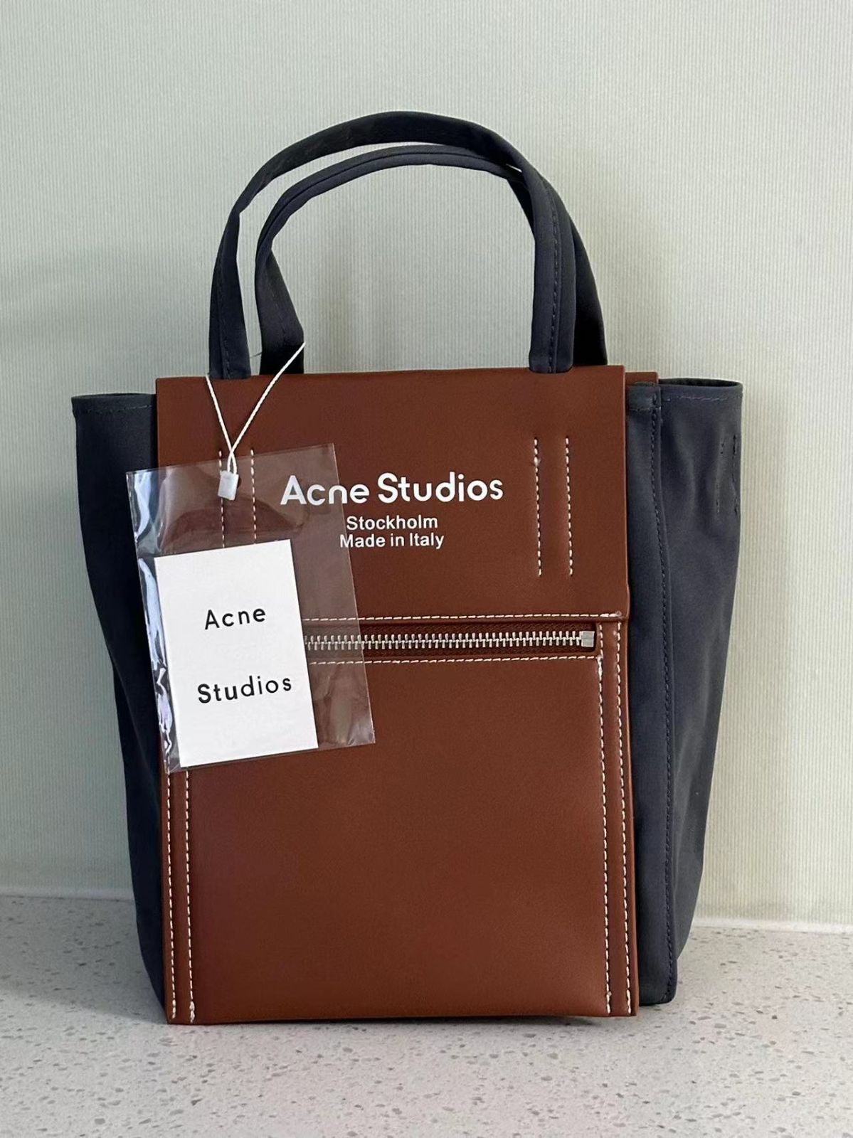 Acne Studios アクネストゥディオズ 2way グローサリーバッグ ブラウン 