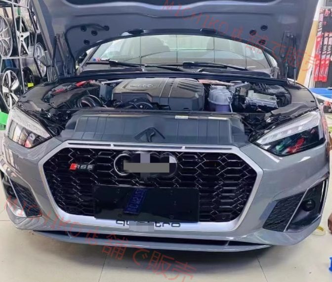 アウディ A5 2021-フロントグリル RS5ルック フロントガーニッシュ 3色可選