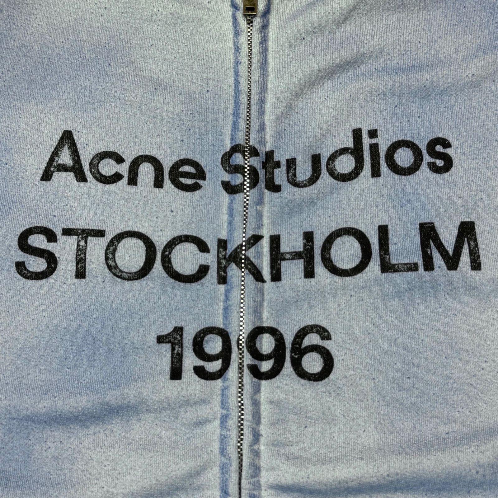 参考上代96800円 未使用品 AcneStudios 24AW Zip sweater logo ジップ 