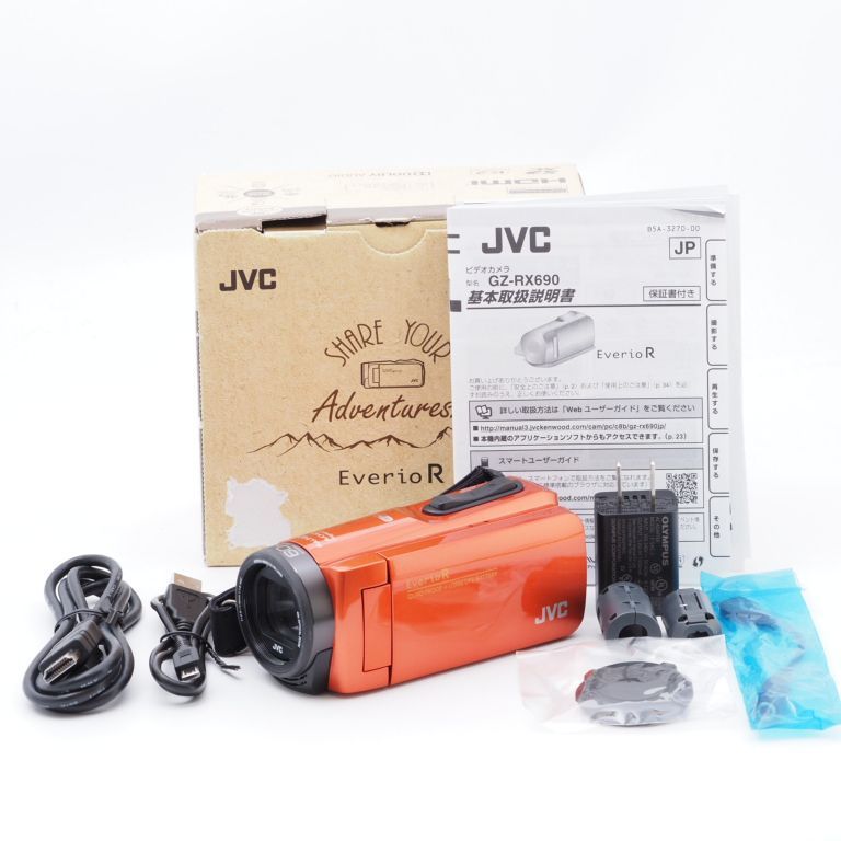 美品! JVC Everio R GZ-RX690-Dオレンジ Amazon | ビクター(VICTOR) GZ-RX690-D(オレンジ) Everio R