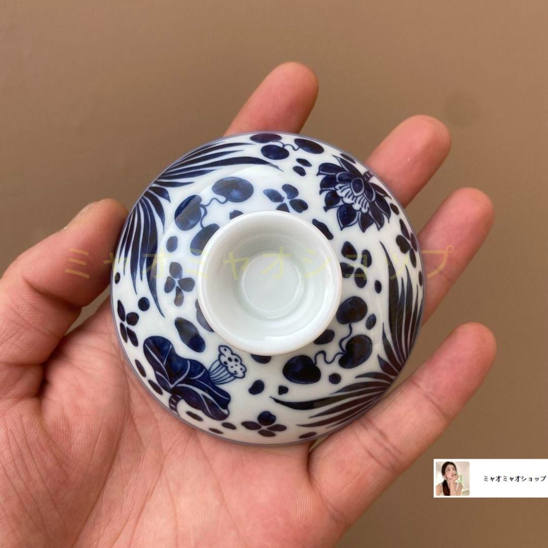 景徳鎮 元青花磁器魚藻紋懸停二才蓋碗 茶碗 煎茶器 景徳鎮 元青花磁器魚藻紋懸停二才蓋碗 茶碗 煎茶器 - メルカリ