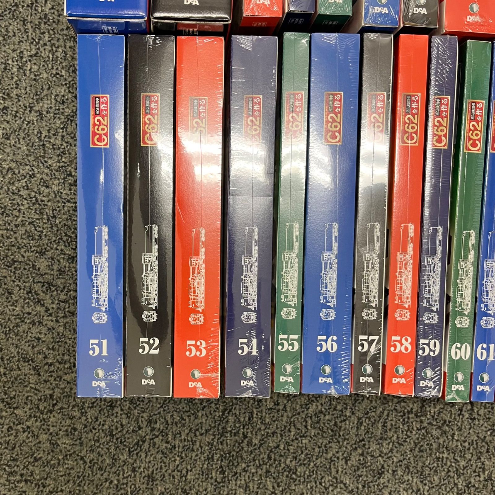 DeAGOSTINI デアゴスティーニ 蒸気機関車C62を作る 51〜100 セット