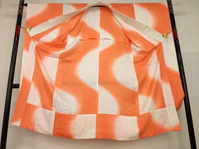 平和屋着物○豪華振袖・長襦袢(無双仕立て)セット 駒刺繍 吉祥花籬文  