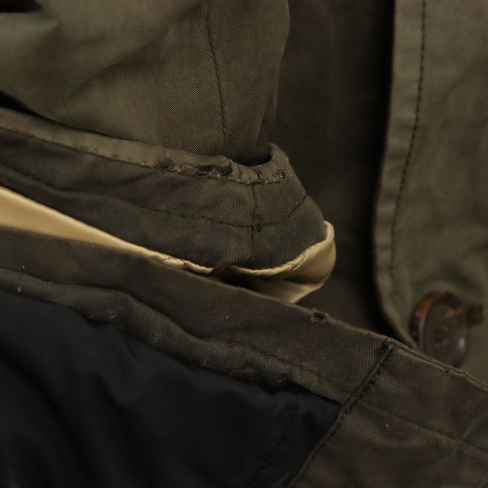 BURBERRY バーバリー モッズコート ダウンライナー ノバチェック カーキ BURBERRY バーバリー モッズコート ダウンライナー ノバチェック