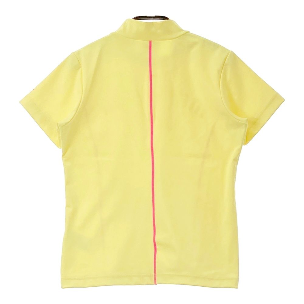 サイズ 36 MARK-LONA マークアンドロナ 半袖ハイネックTシャツ イエロー系 240101444797 ゴルフウェア レディース ストスト