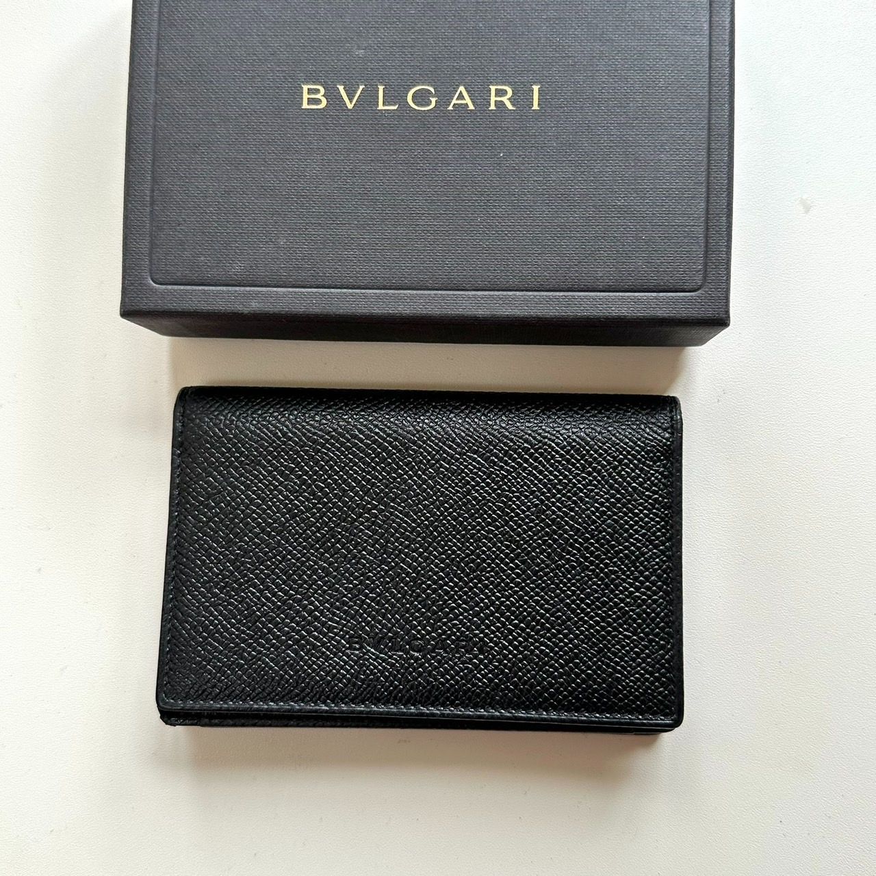 【未使用品】BVLGARI 名刺入れ ブルガリ BVLGARI 名刺入れ ブラック 美品 - メルカリ