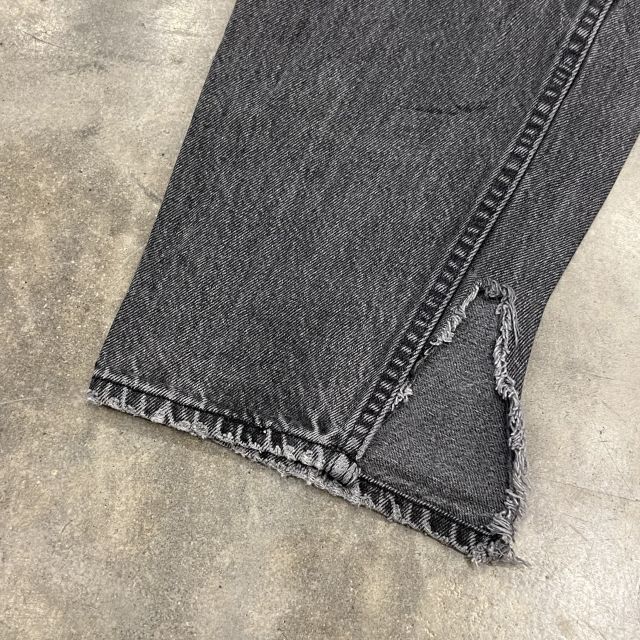 0 90s USA製 Levi W38 ブラックデニム公式 【Levi's / リーバイス】560 USA製　ブラックデニム