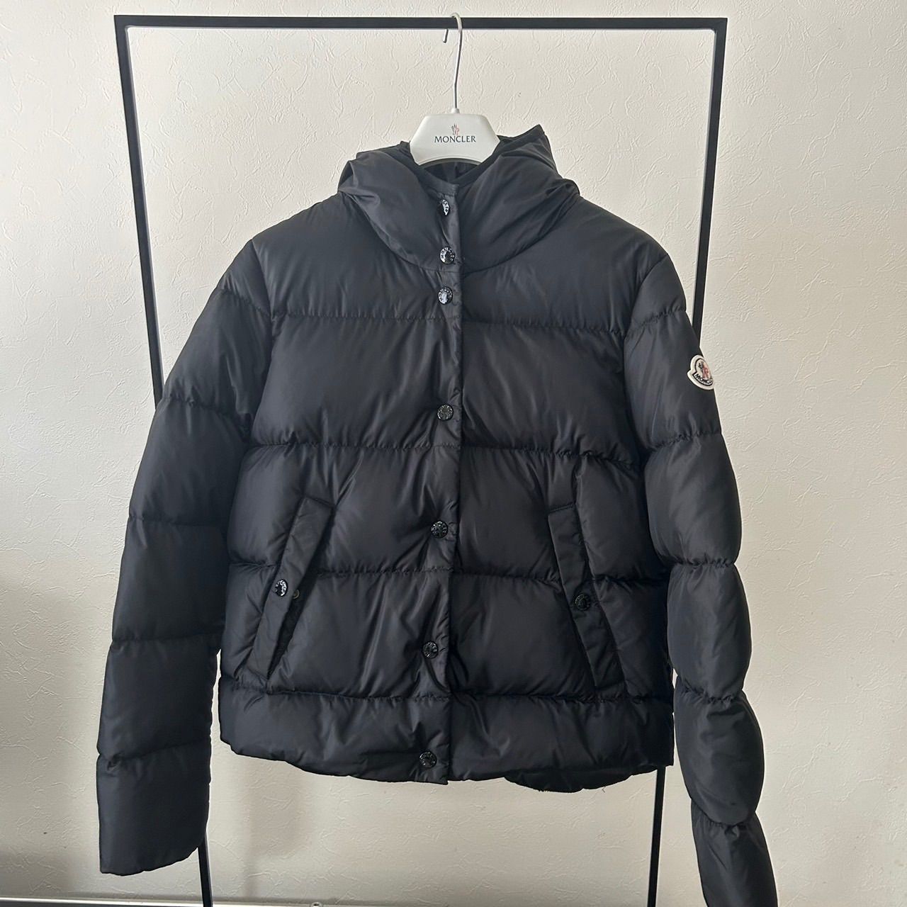 MONCLER モンクレール☆LENAR☆ブラック☆サイズ1 ショートダウン 黒