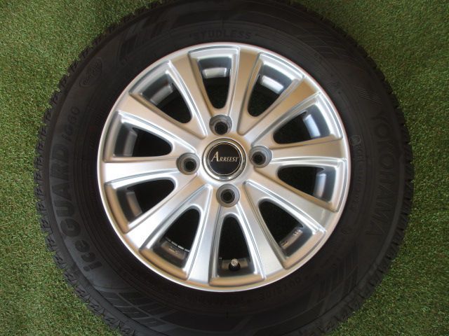 み アレスト 145 80R13 スタッドレスタイヤ４本SET ワゴンR ムーヴラテ 軽自動車