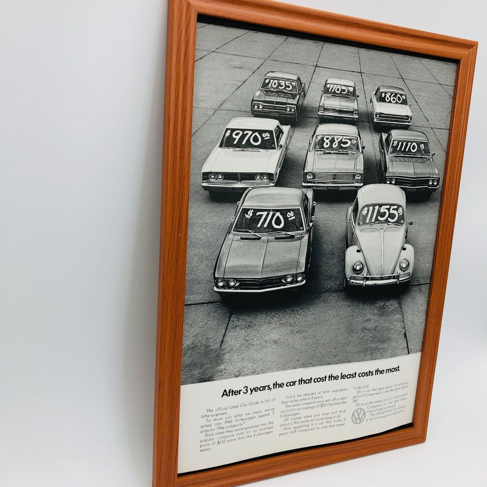 ビンテージ 広告 ポスター 『 フォルクスワーゲン 自動車 (Volkswagen